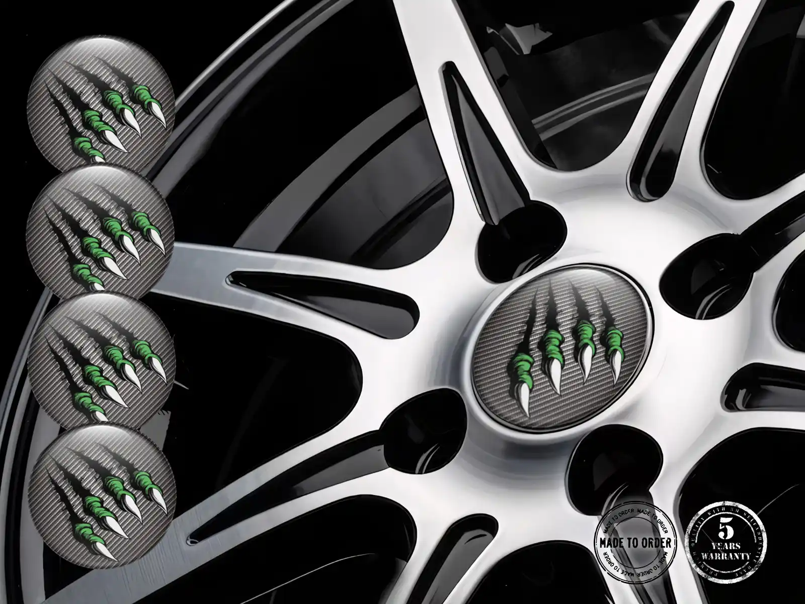 Epoxy Dome Sticker Logo Harzfelgen-Aufkleber